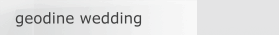 geodine wedding